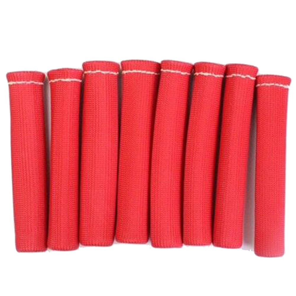 8 stuks rode auto bougie kabelboom beschermhoes kabel turbo verwarming schilden beschermer vonken gloeibougies