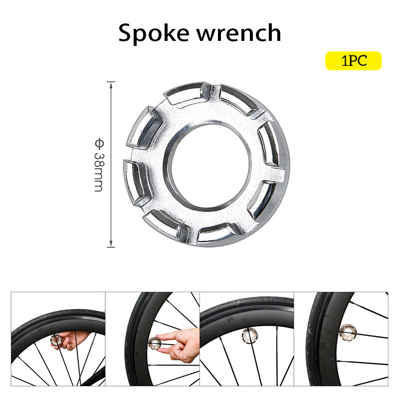 1PCS Fiets Spaaksleutel Gereedschap Racefiets Spaken Sleutel Fietsen Gereedschap Stalen Wielen Tool MTB Fiets Reparatie Remover fiets Accessoires