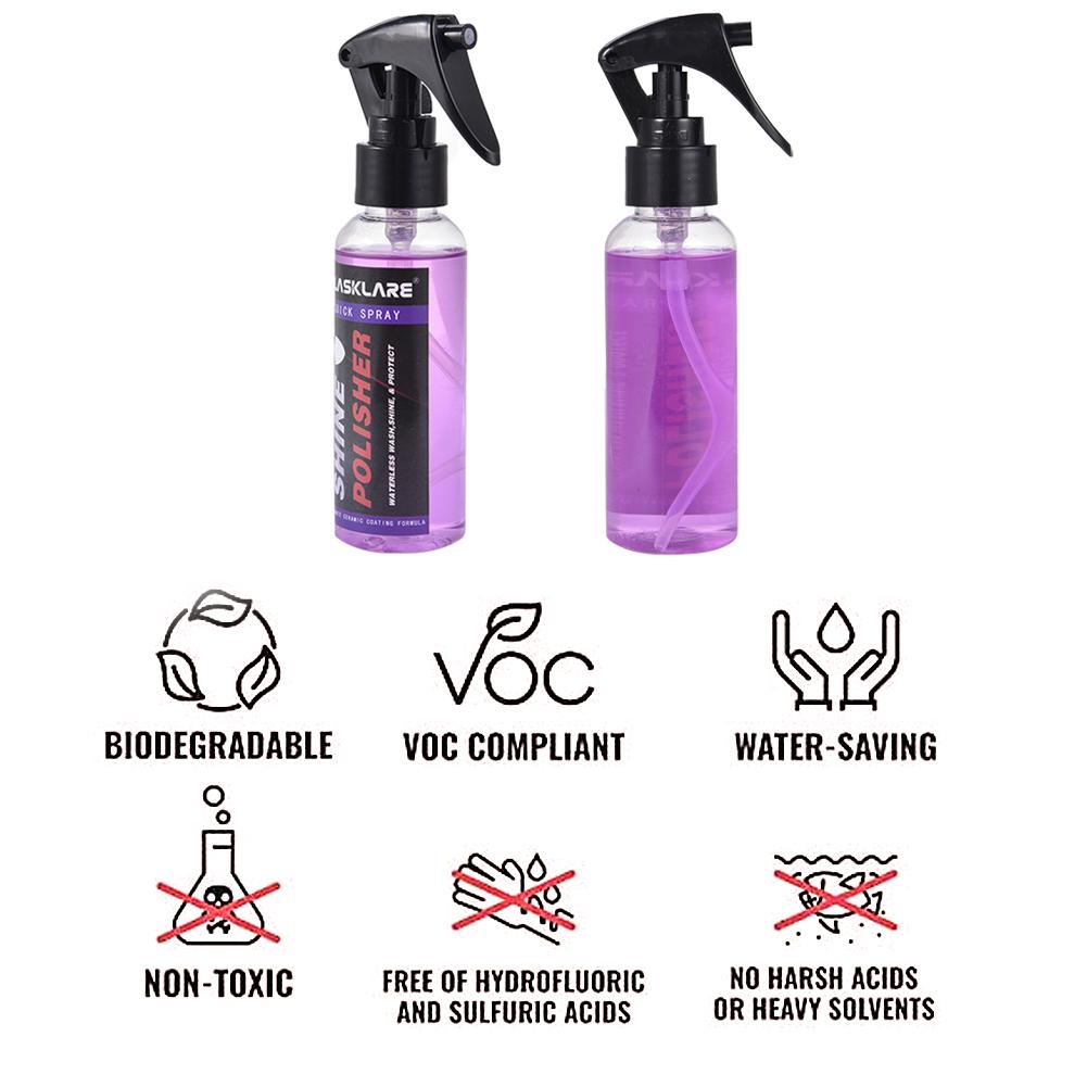 Car Coating Spray Waterless Car Wash Top Coat Sealer for Quick Coating