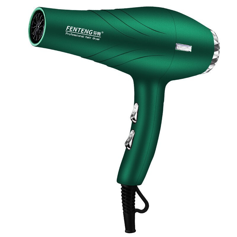 Hair Dryer High Power Styling Tools Blow Dryer and Cold EU Plug Hairdryer 220-240V Machine 1000W Hair Dryer: green
