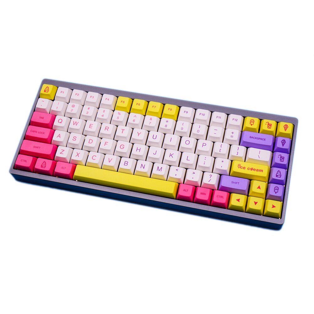 G-MKY Macaron /Ice cream Keycaps PBT Dye-sublimated Keycap XDAS profile For Filco/DUCK/Ikbc MX switch Mechanical Keyboard Keycap