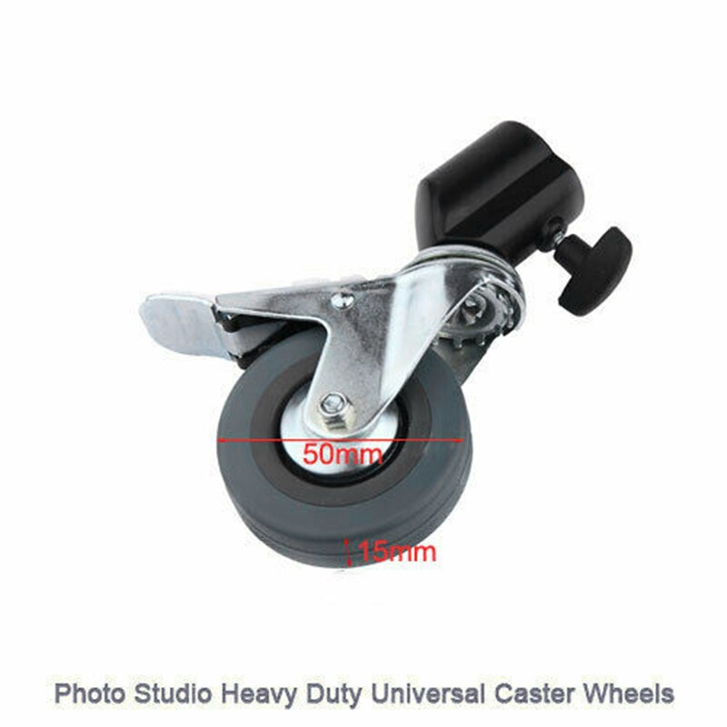 Tripé universal para estúdio fotográfico, 3 peças, 22mm, rodinhas, polia, resistente, luz, suporte, estúdio, lança
