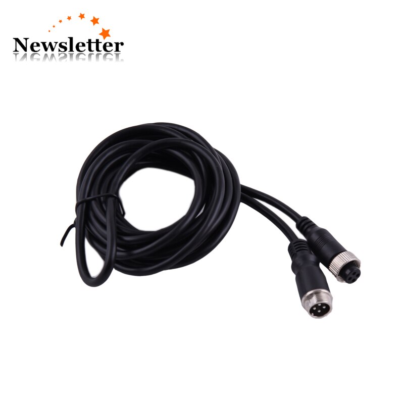 2M 4pin Aviation Connector Extended Cable For Car AHD Camera Connect