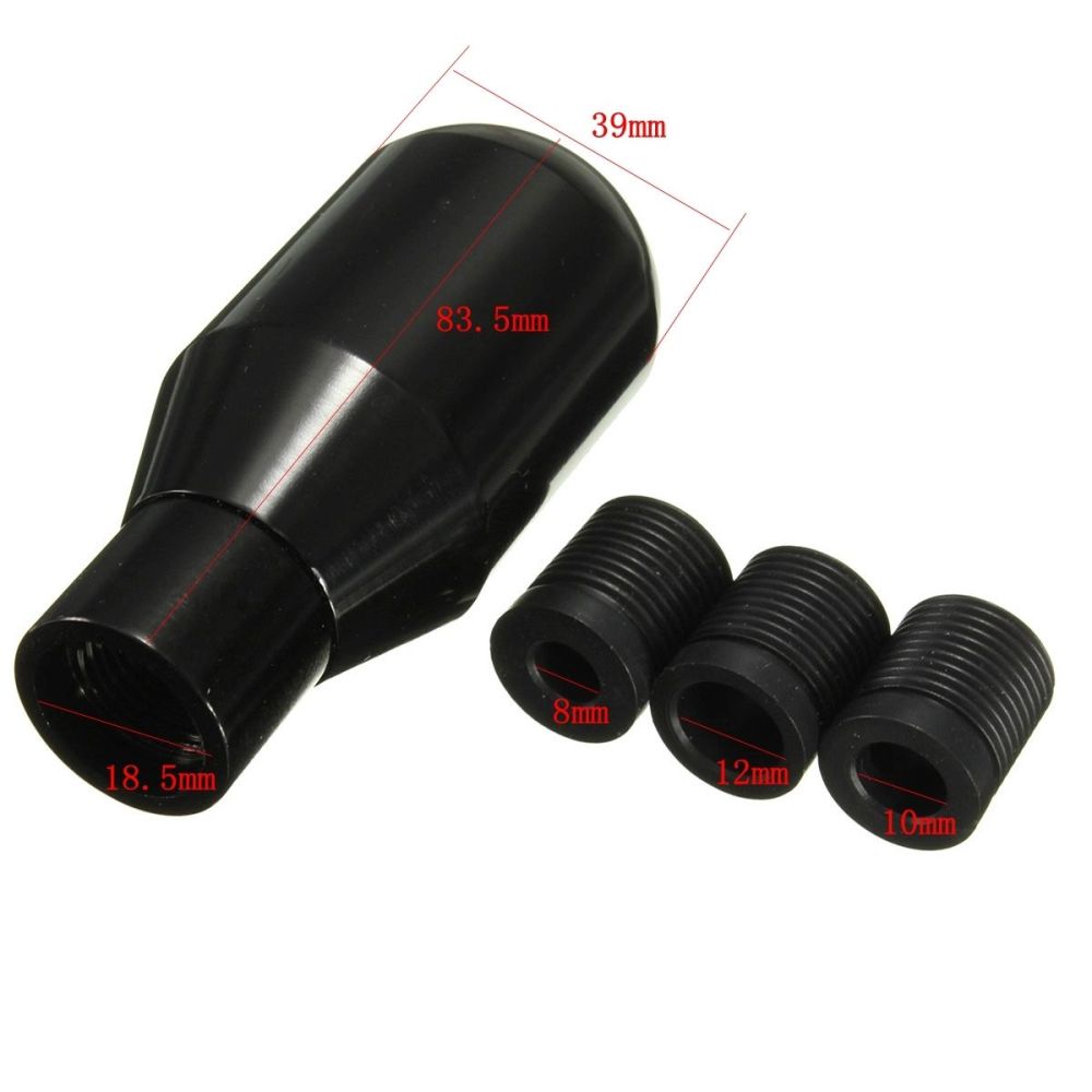 Manual Shift Knob 5-Speed Aluminum Alloy Head Knob Auto Car Gear Head Manual Transmission Handle Stick Lever Car Accessories