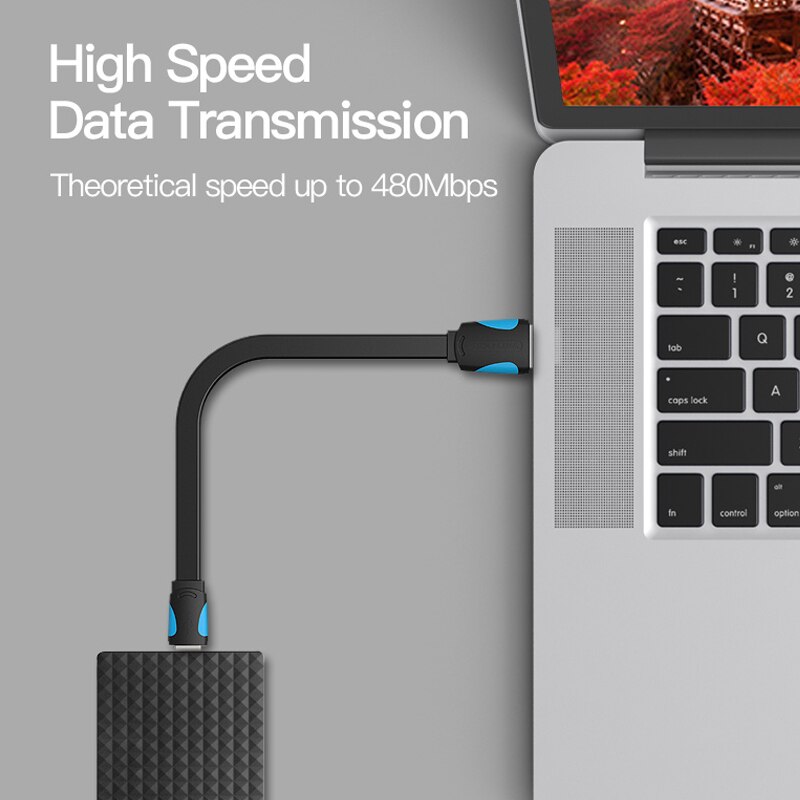 Vention mini cabo usb para mini usb cabo de dados de carregamento rápido para câmera digital hdd mp3 mp4 player tablets gps