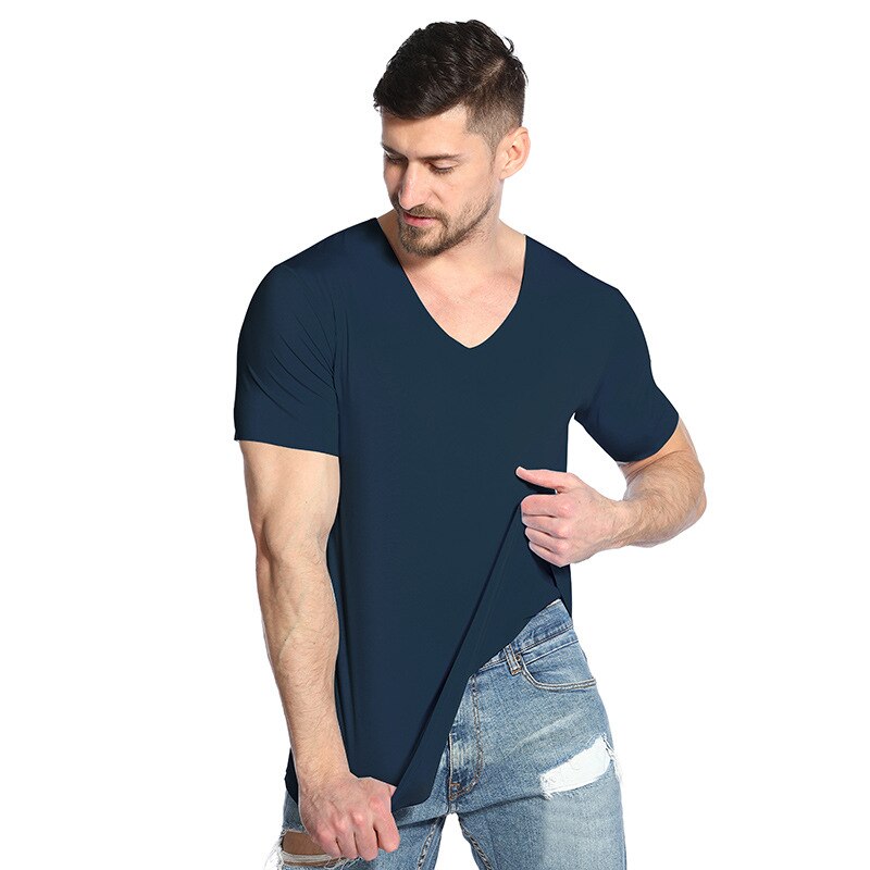 Nouveaux hommes coton T-shirt survêtement sport maigre T-shirt hommes gymnases Fitness musculation entraînement hauts blancs vêtements