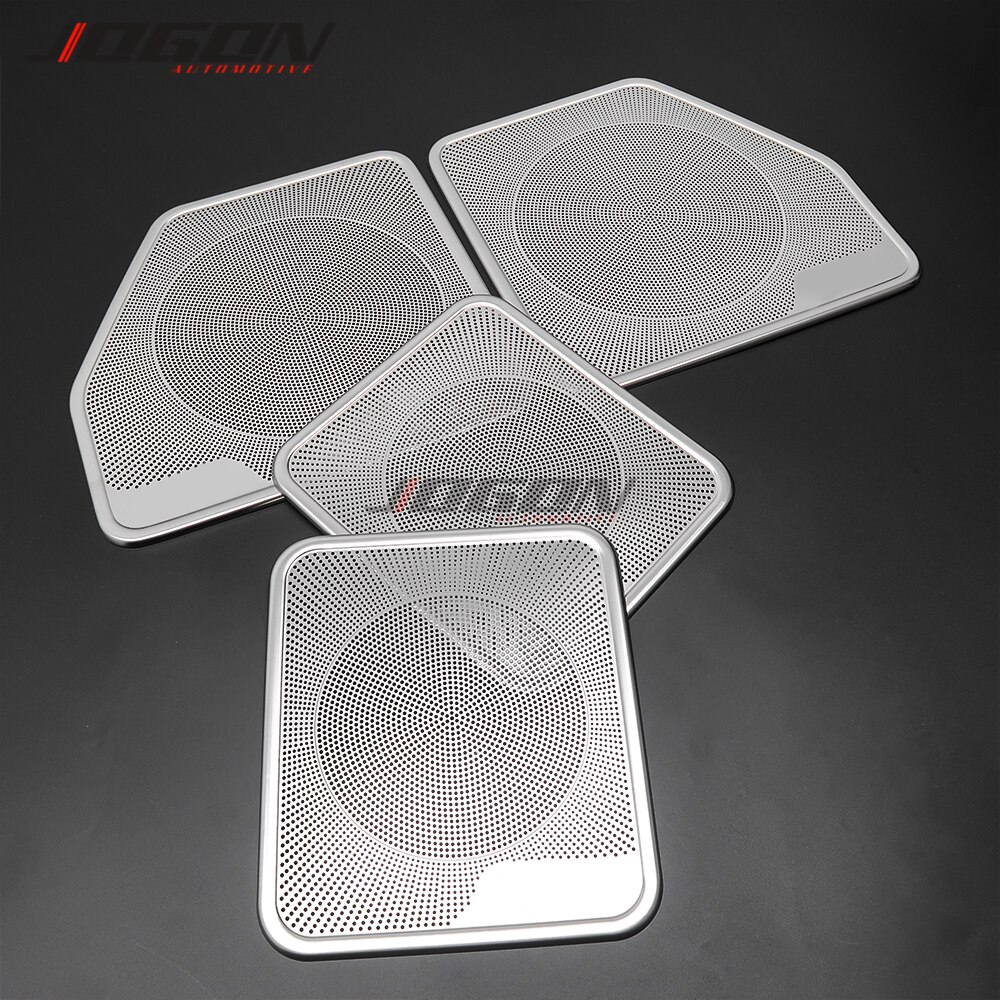 Auto Interieur Tweeter Hoorn Stereo Speaker Sound Cover Deur Panel Trim Etch Sticker Voor Ford F-150 F150 + Auto styling