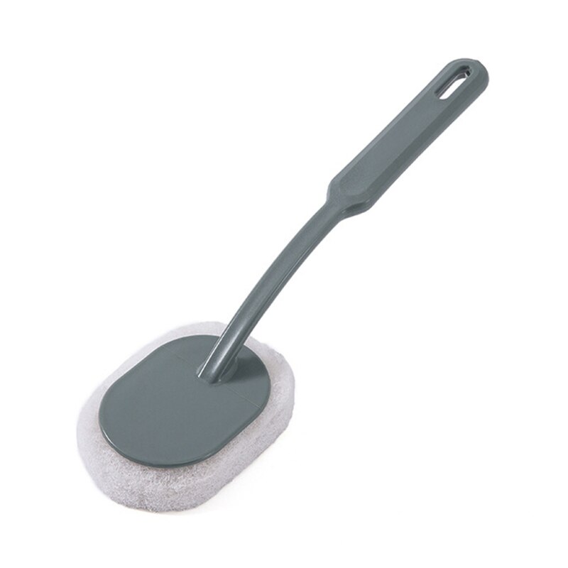 Bathroom Sponge Brush Wall Tile Floor Cleaning Brushes Shower Room Bathtub Toilet Sponge Brush Home Clean Tool: GY