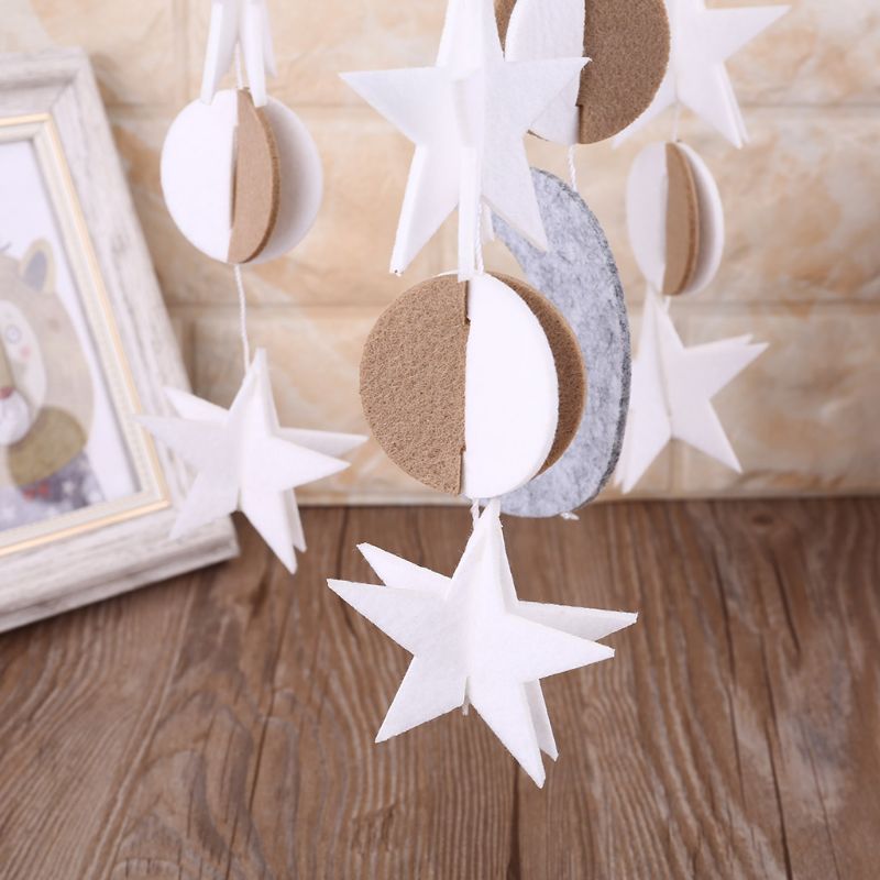 Łóżeczko dziecięce filc wisiorek muzyczne mobilne grzechotka łóżeczko dziecięce dzwonek wietrzny dzwonek robić łóżka zabawki