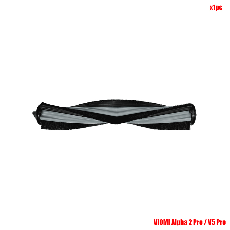 Pièces de rechange pour aspirateur robot Viomi Alpha 2 Pro / V5 Pro, brosse à rouleau, sac à poussière, vadrouille, chiffons, brosse latérale, filtre Hepa: Gris clair