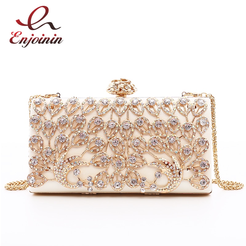 Luxo diamante pavão moda senhoras festa saco de embreagem noite bolsa mini corrente bolsa crossbody saco do mensageiro bolsa f