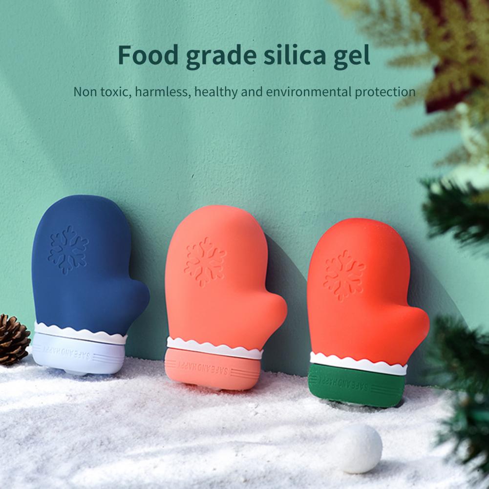 Grande scaldamani bottiglia antiscivolo forma compatta cappello grande iniezione bocca scaldamani bottiglia