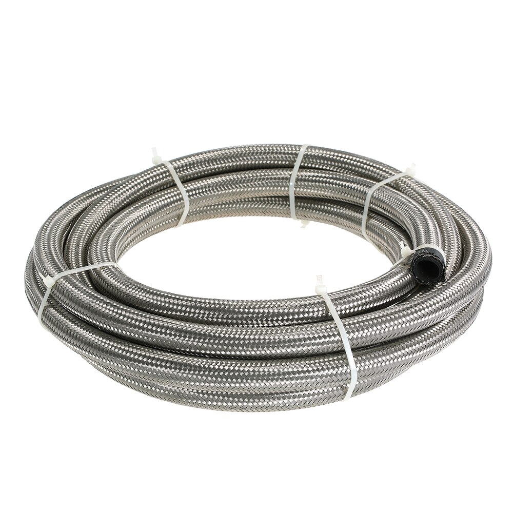 1.5M 2M 3M Car Fuel Hose Stainless Steel Braided Hose AN6 Fuel Hose Oil Cooler Hose Car Engine Part Car Accessories