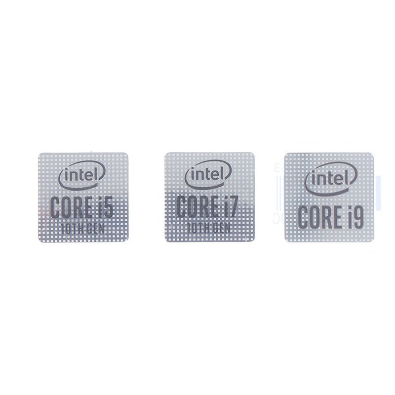 5Pcs 10th Generatie Core I5 I7 I9 Win10 Logo Stickers Cpu Label Laptop Notebook Decoratie