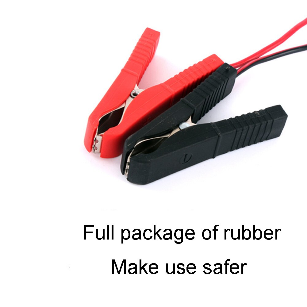 Lighter Universal Alligator Clip Extension Cord Power Supply Car Auto Battery Clamps Adaptor Socket