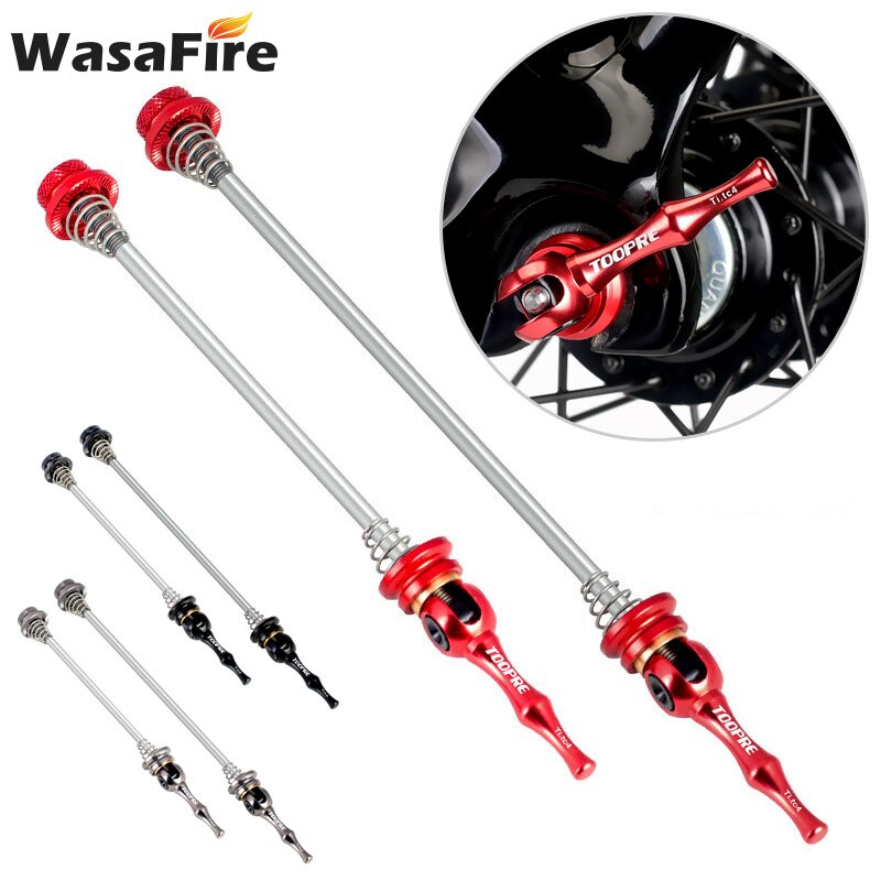 1 Pair Bicycle Quick Release Rods Skewer Set Front and Rear QR Axle Skewer Set Quick Release Hub For Road Bike Accessories