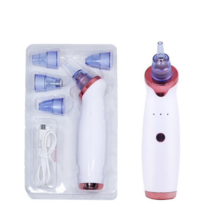 Elektrische Mee-eter Verwijderen Apparaat Cosmetische Instrument Micro-Crystal Huishoudelijke Porie Reiniging Te Absorberen Mee-eters Artefact: Zilver