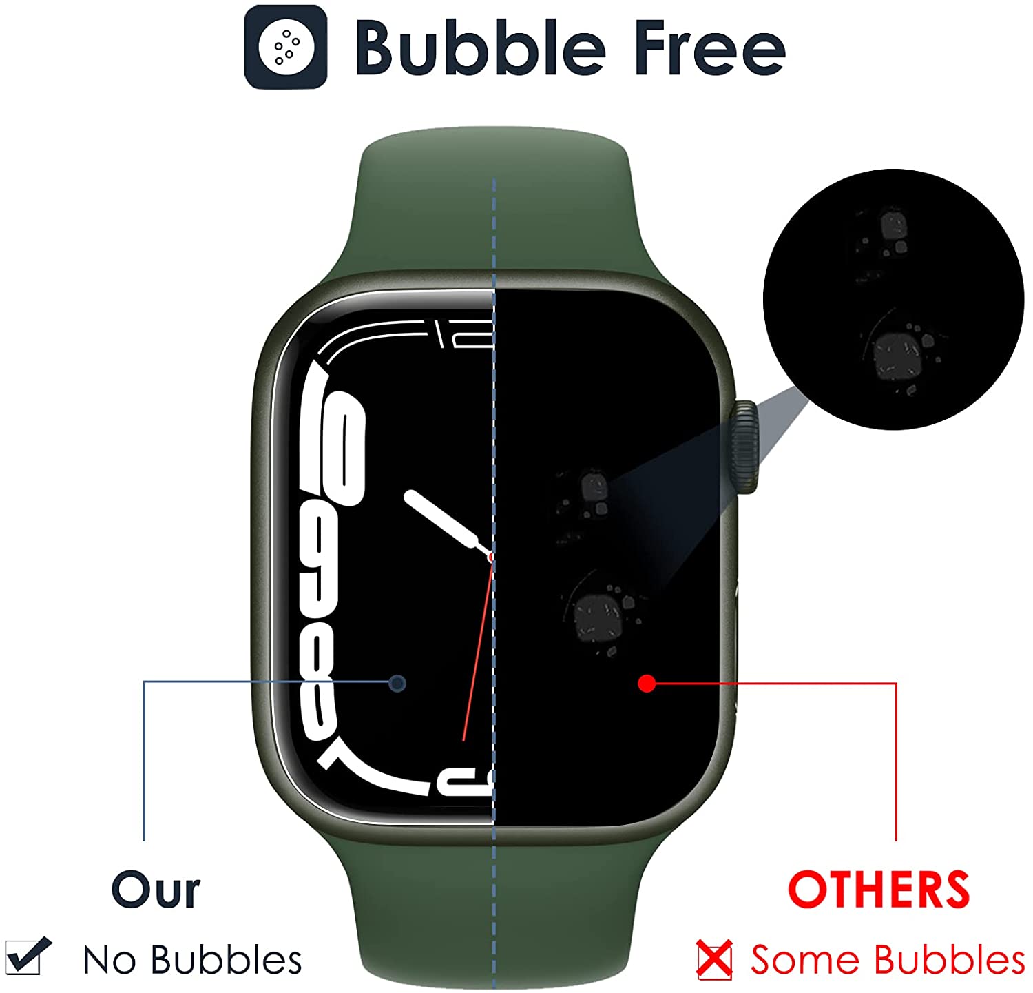 Film For Apple Watch 45mm 41mm 44mm 40mm 42mm 38mm Screen Protector (Not Glass) iwatch Protector apple watch series 7 6 5 4 3 se