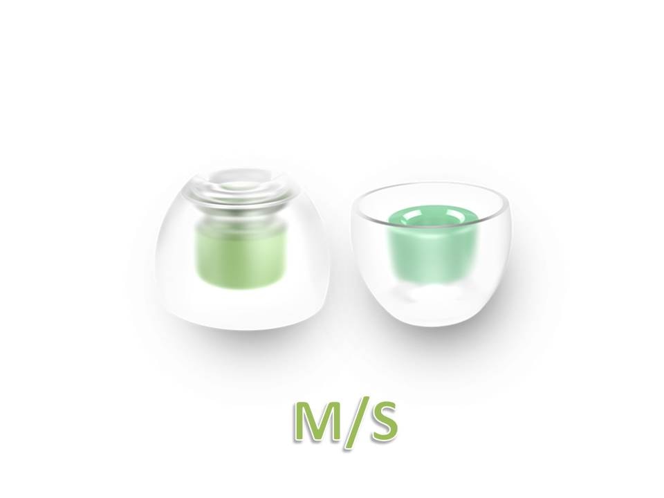 Spinfit  cp360 3.6mm siliconen oordopjes voor draadloze in-ear oordopjes (ssmls/ssmlm/slm)