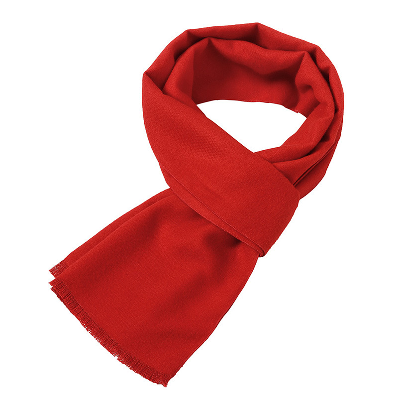 Bufanda clásica de algodón para hombre y mujer, chal largo de , a la , de invierno, con anillo, HY121