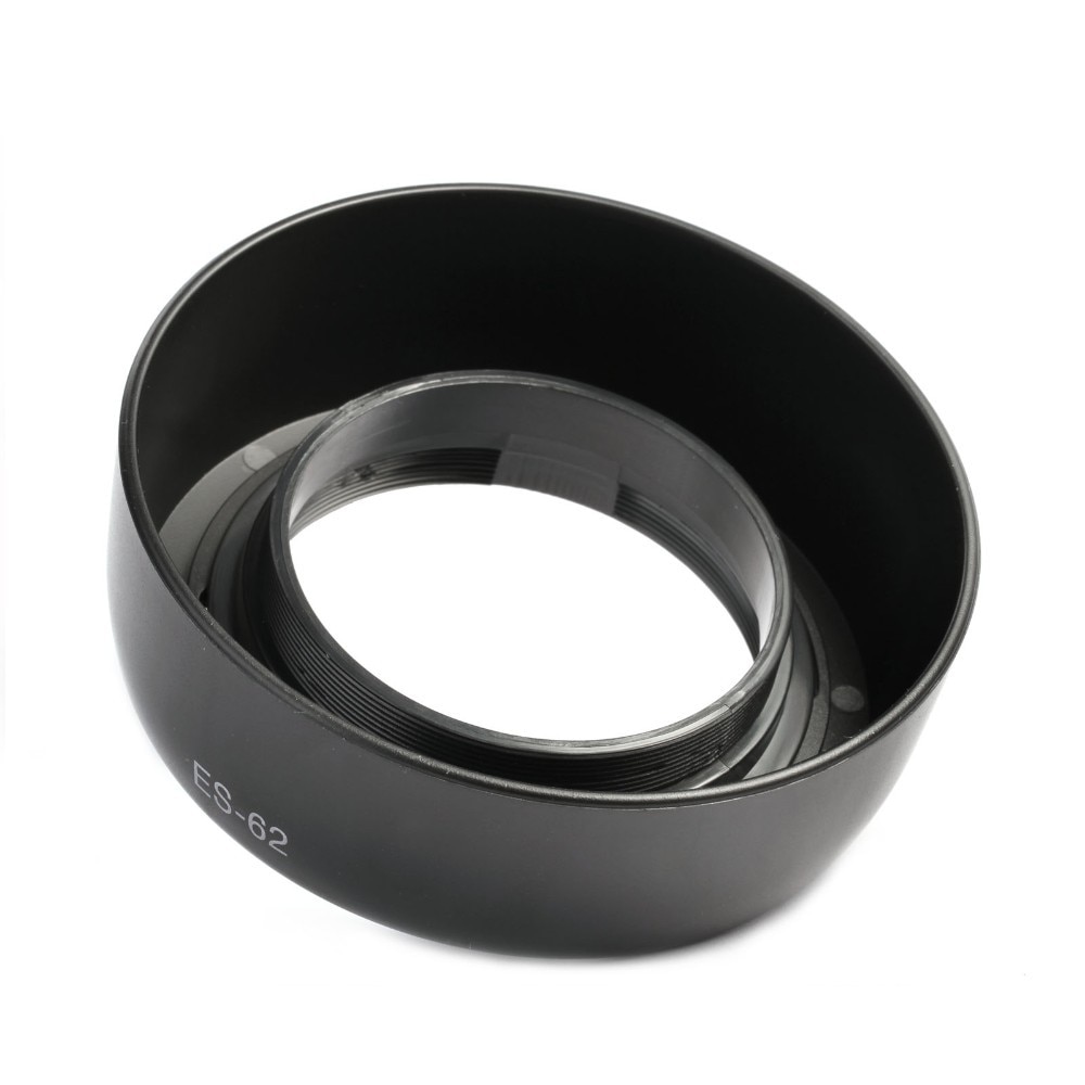 ES-62 52mm ES 62 ES62 Lens Hood Reversible Camera Lente Accessories for Canon 450D EF50mm f/1.8 II Nikon 50mm f/1.8D