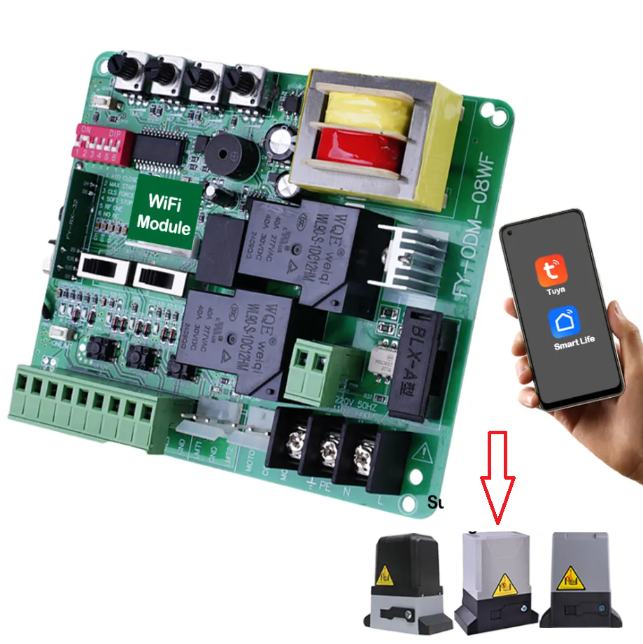 only 220V! or 110VTuya Smart WiFi Control Sliding Door Motor Control Board Card plate for sliding Gate Motor Door Opener