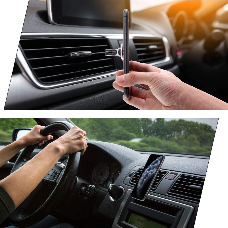 Vingerring telefoonhouder standaard beugel universele mini telefoonhouder draaibaar voor auto ventilatierooster mobiele telefoon achterkant sticker opvouwbaar