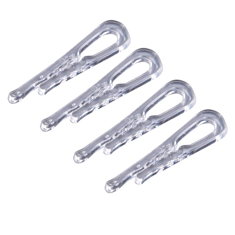1000 pezzi di plastica trasparente clip trasparente calze multifunzione clip di stoffa molletta dentata per camicia reggiseno scontrino calzino pantaloni
