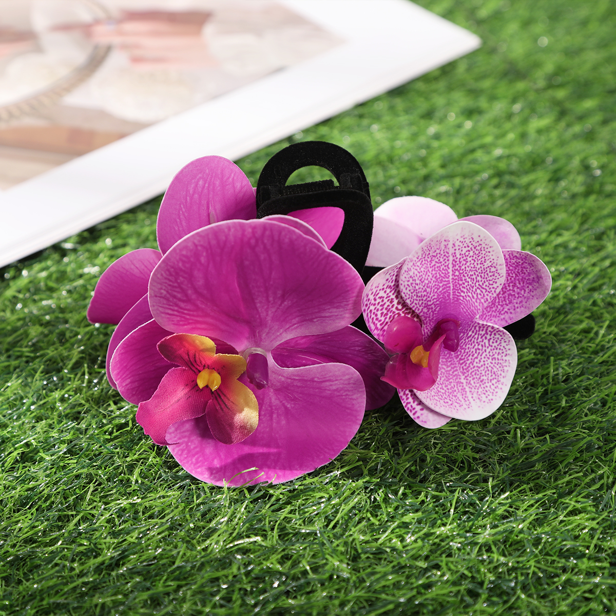 Haimeikang, pinza para el pelo de flores de gran tamaño, garras, cangrejo para el pelo, pasadores gruesos, horquillas, accesorios para el cabello de de verano para mujer