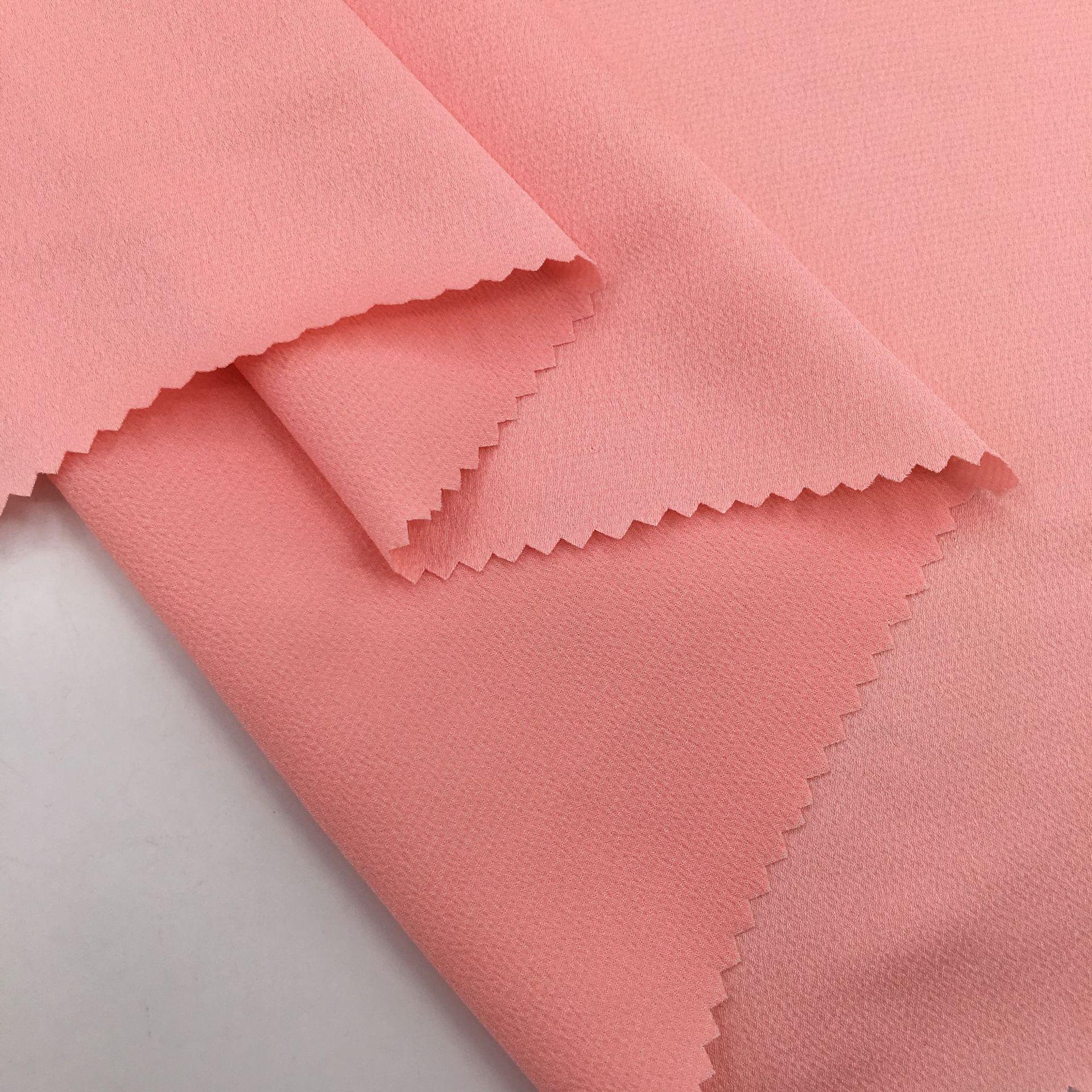 Zachte Seersucker Bubble Satijnen Stof Plain Polyester Effen Kleur Voor Jurk, Shirts, rok Doek Zwart Wit Roze Rood Door De Meter