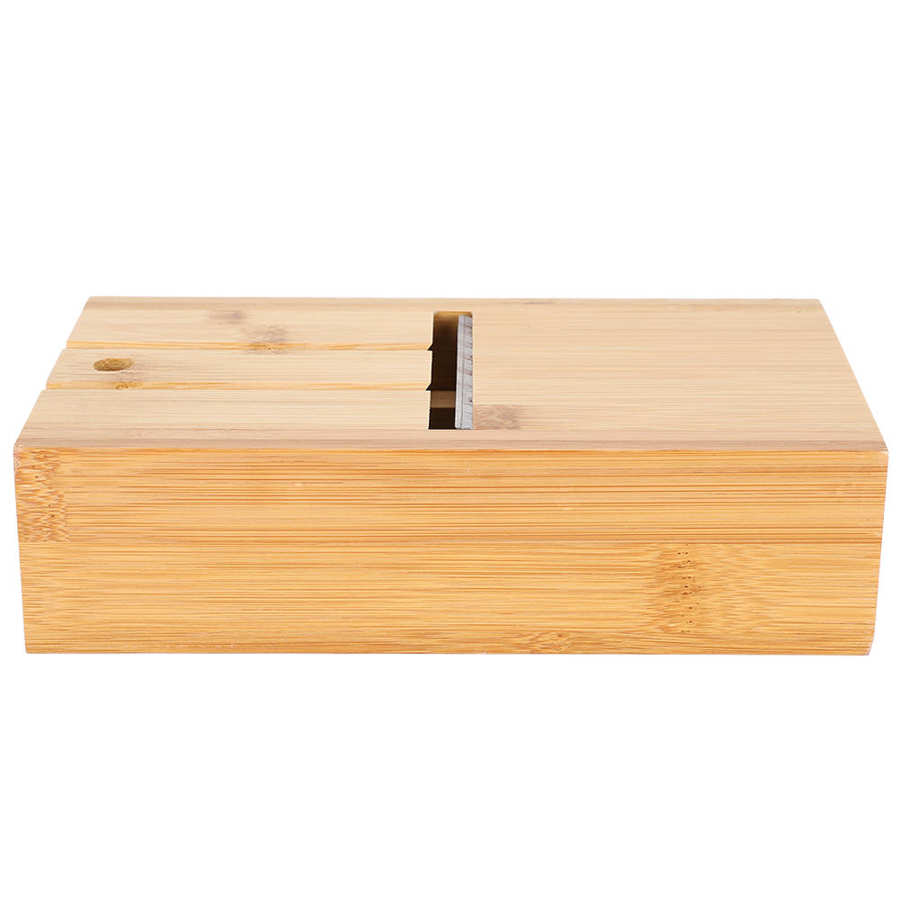 Adjustable Soap Cutter Bamboo Soap Cutter Planer Tools Hand Made Soap Making Supplies Soap Cutting Tool with Drawer