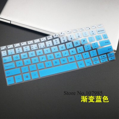 13.3&quot; Notebook Laptop Silicone Keyboard cover Skin For DELL XPS 13 9370 / XPS 13 9365 13-9370 13-9365: GradualBlue