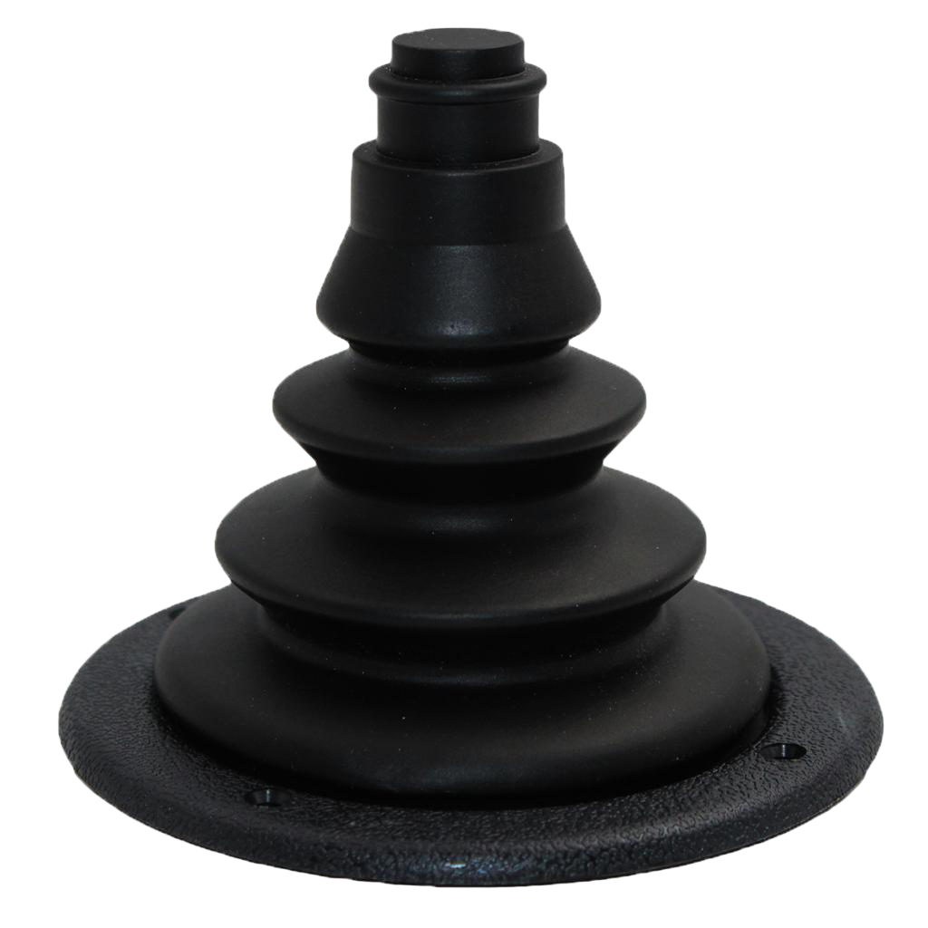 4 inch Marine Rigging and Cable Boot for Boats - Rigging Hole Cover Black