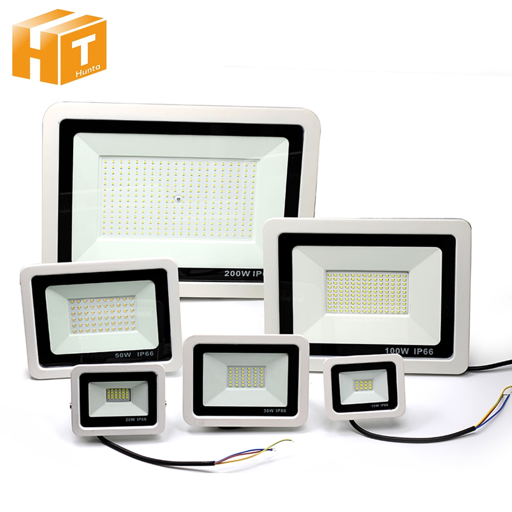 LED Spotlight 220V 10W 20W 30W 50W 100W LED Floodlight Waterproof IP66 Wall Outdoor Lighting Spot Light.
