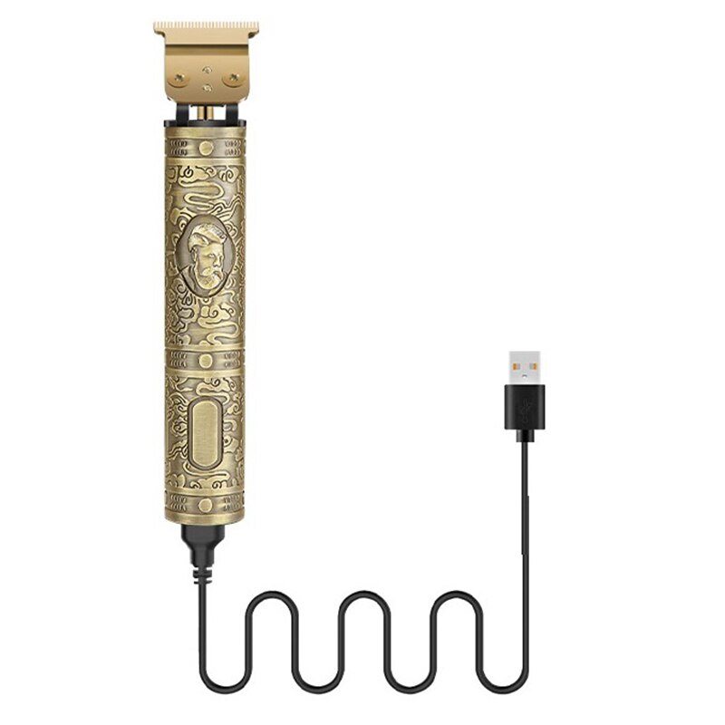 Original powerful 2 speed metal housing hair trimmer for men electric beard trimme with shaping comb facial hair styling tool