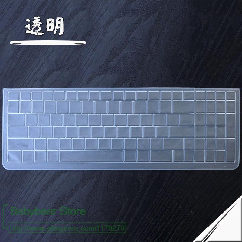 Silicone 17.3 Inch Laptop For Asus Vivobook Pro N752 Series N752Vx K751Lx A751 A751Lx Zx70 Vw6700 17 Keyboard Cover Protector: transparent