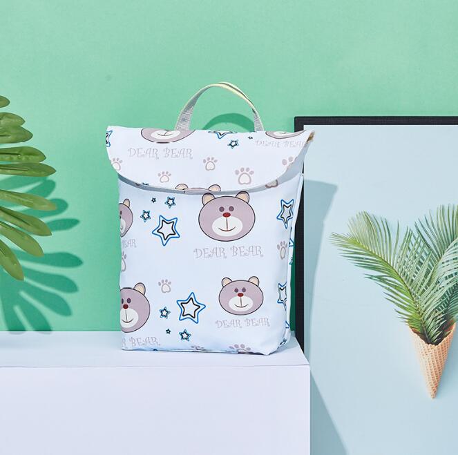 Newborn Nappy Changing Portable mummy bag baby Diaper Bags Storage for stroller waterproof multifunction BFR013: BFR013I-25cm