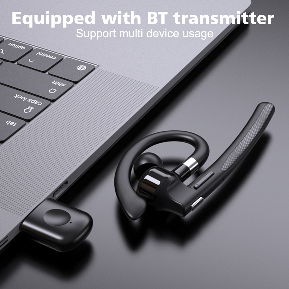 Bluetooth 5.4-hoofdtelefoon Draadloze headset Dubbele microfoon Mute CVC8.0 Ruisonderdrukkende hoofdtelefoon Handsfree hoofdtelefoon