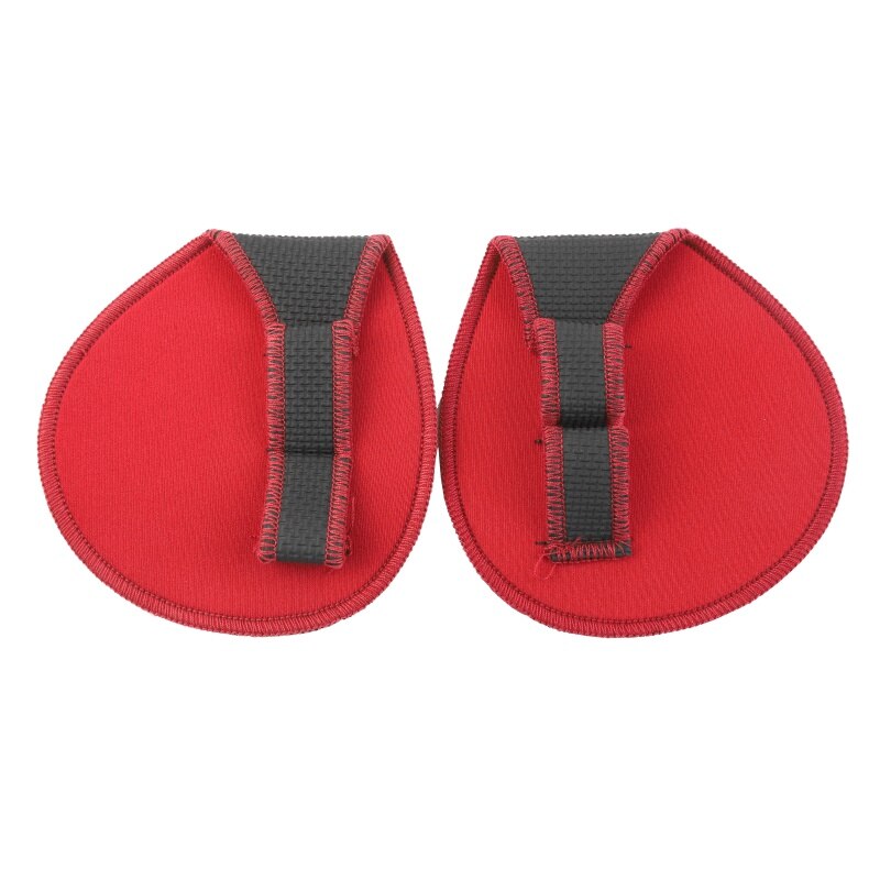 Weight Lifting Gloves Unisex Anti Skid Soft comfortable lightweight portable Gym Exercises Hand Palm Protector: Red