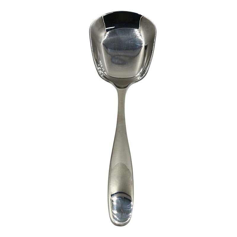 Buffet Serving Spoon Silvery Stainless Steel Large Mirror Polished With Long Handle Flatware Kitchen Dining Tableware For Kids: S