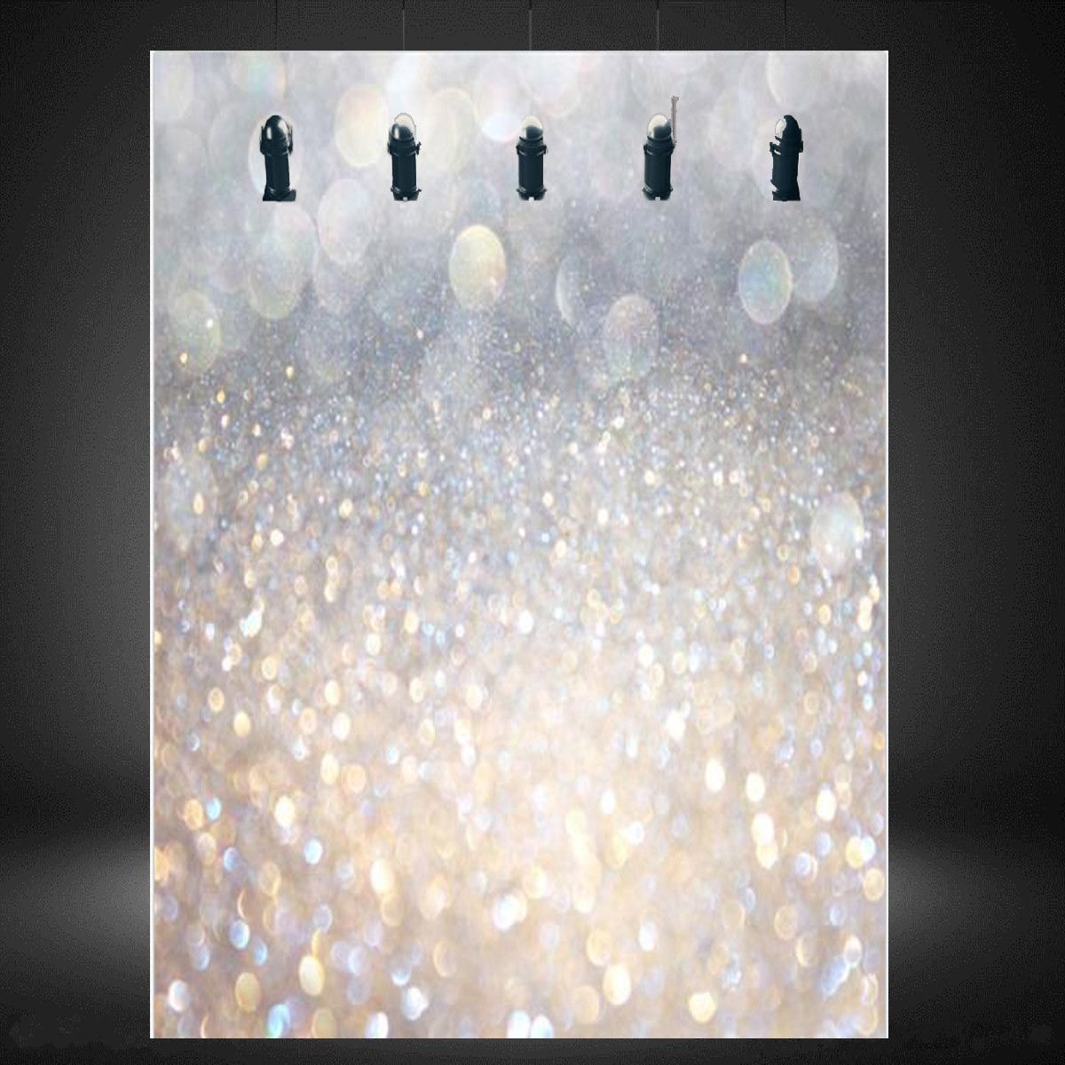 5X7FT Vinyl Kerst Glitter Fotografie Achtergrond Foto Achtergrond Studio Prop Waterdichte Achtergrond Muur Doek Party Decor