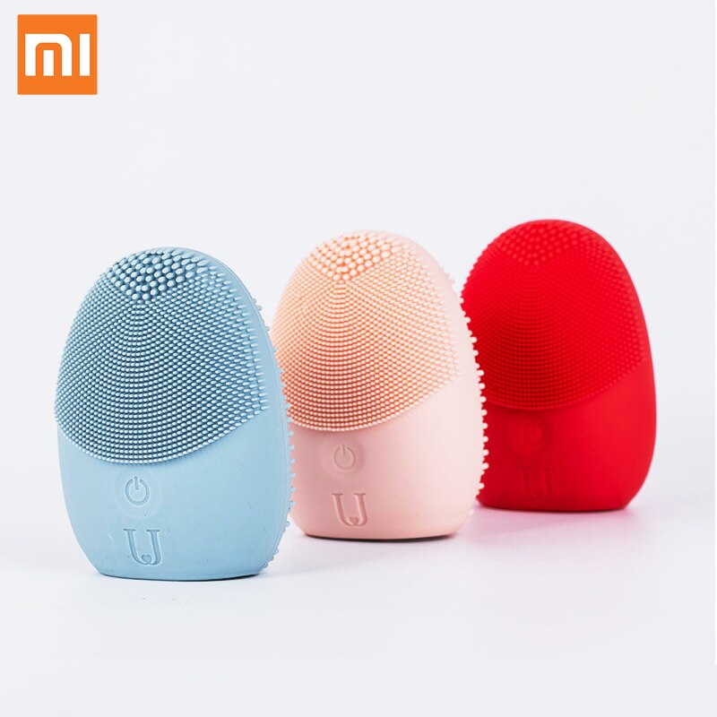 Xiaomi Sonic Facial Clean Brush Mini Electric Massage Washing Machine Waterproof Silicone Deeply Face Cleaner skin Care Tools