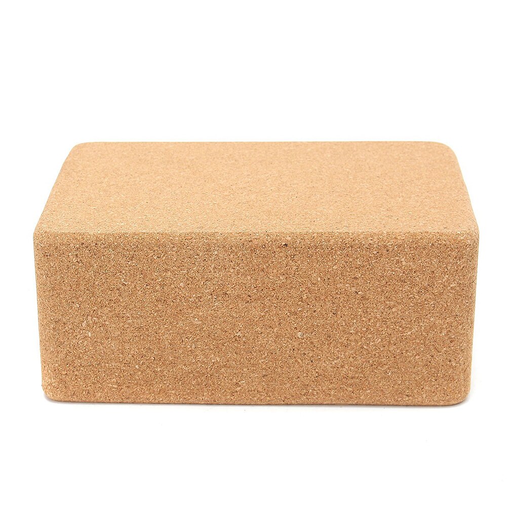 Yoga Block Pilates Cork Brick Home Stretch Aid Gym Fitness Exercise Cushion Exercise Fitness Sport Props Foam Brick