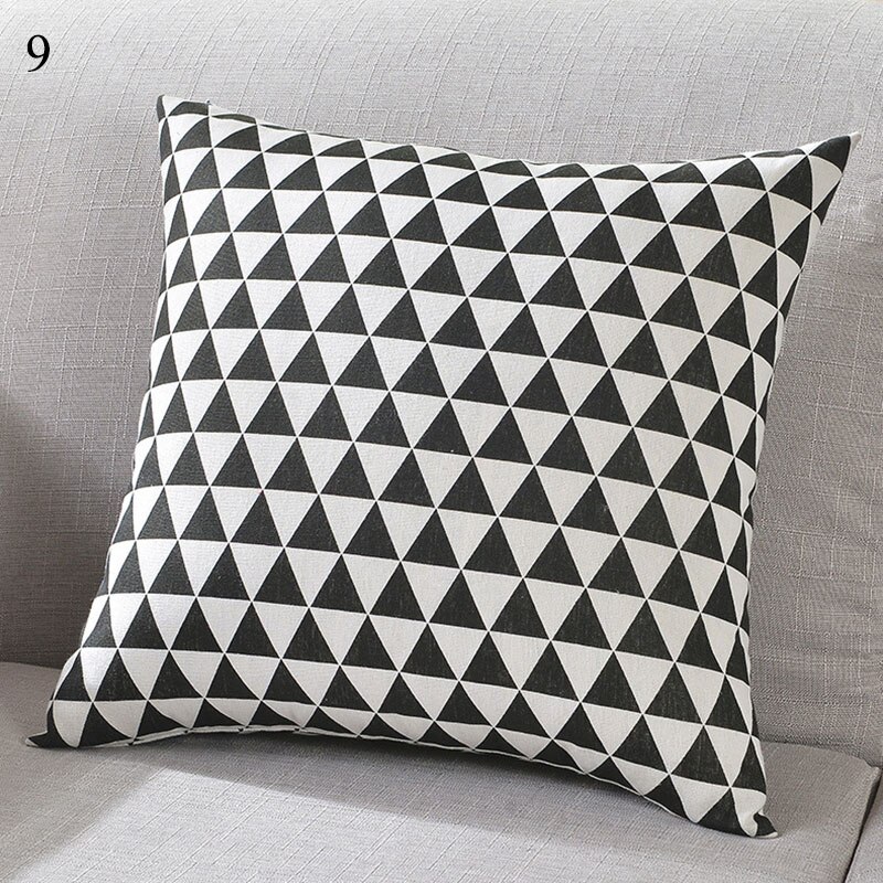Housse de coussin carrée, taie d'oreiller, décoration de voiture, à la , fournitures pour la maison, 40x40cm: 9