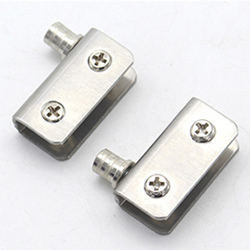 Multifunctional stainless steel glass hinge glass display cabinet door upper and lower door clamp hinge cabinet door hinge tool