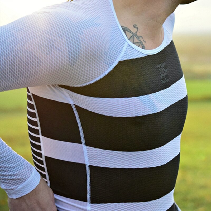 White Ticc Cycling Base Layer MTB Riding Underwear RBX Sweat Shirt Summer Tights Clothing Thin Perspiration Moisture Absorption