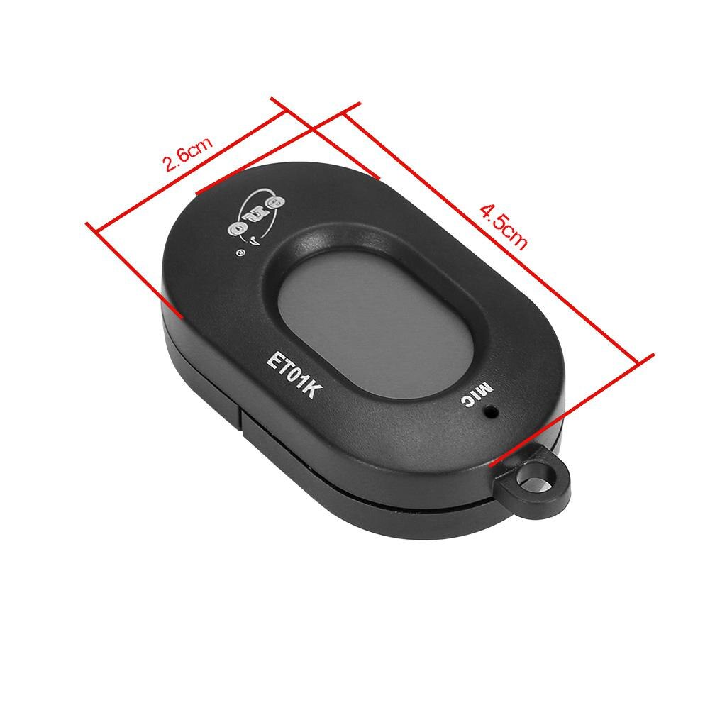 Et01k kalimba tuner 12 lige temperament auto-tune mode tuner til tommelfinger klaver mbira drejeadapter