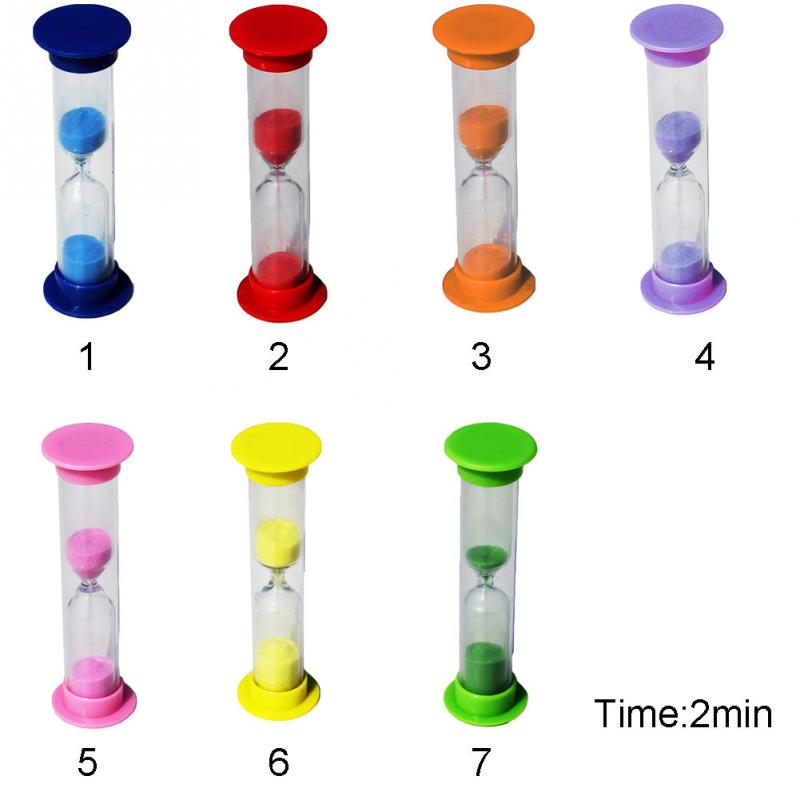 2PCS 3 minutes /5 minutes /10 minutes Colorful Hourglass Sandglass Sand Clock Timers Sand Timer 5 Colors to Choose
