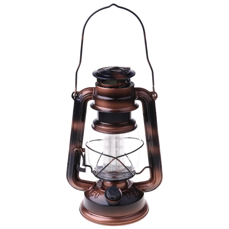 Vintage led lampe lanterne energibesparende håndholdt lommelygte med hængende krog