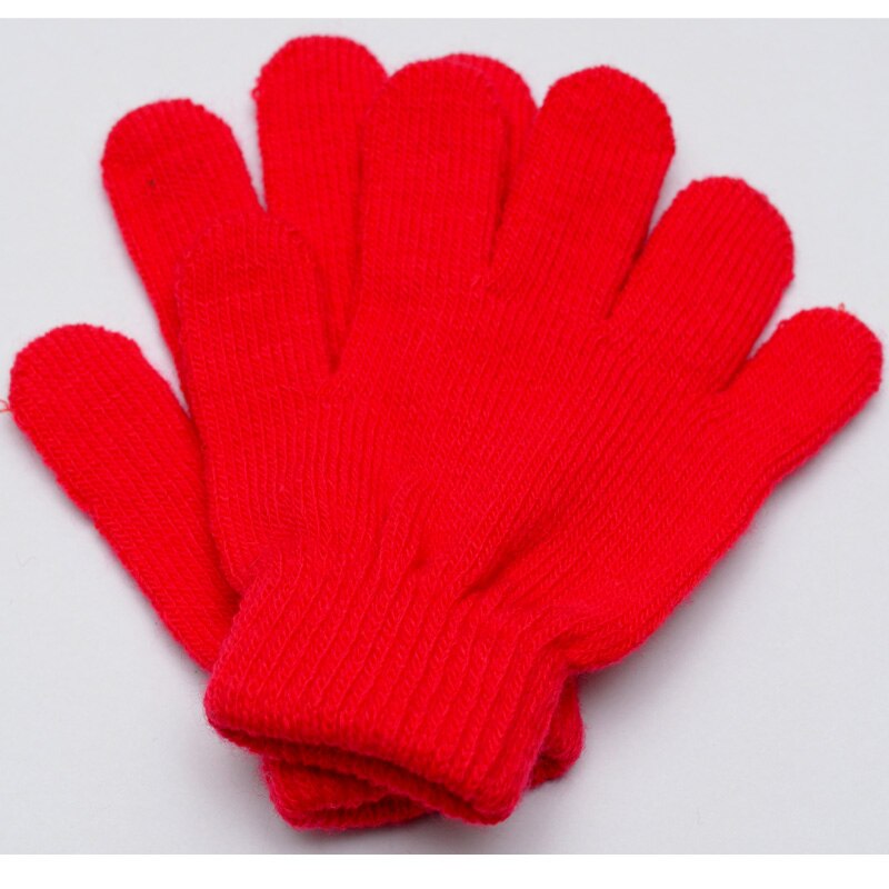 Winter Warm Children Gloves Solid Stretch 2-6T Kids Mittens Gloves Children For Girls Boys Fitness Kids Gloves White gloves